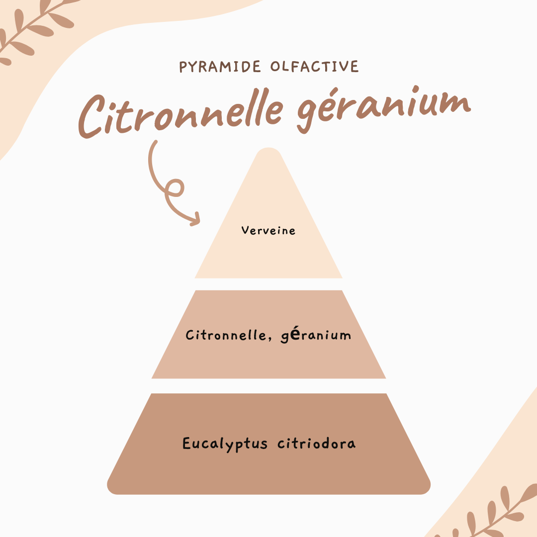 Tablette parfumée ♡ Citronnelle géranium