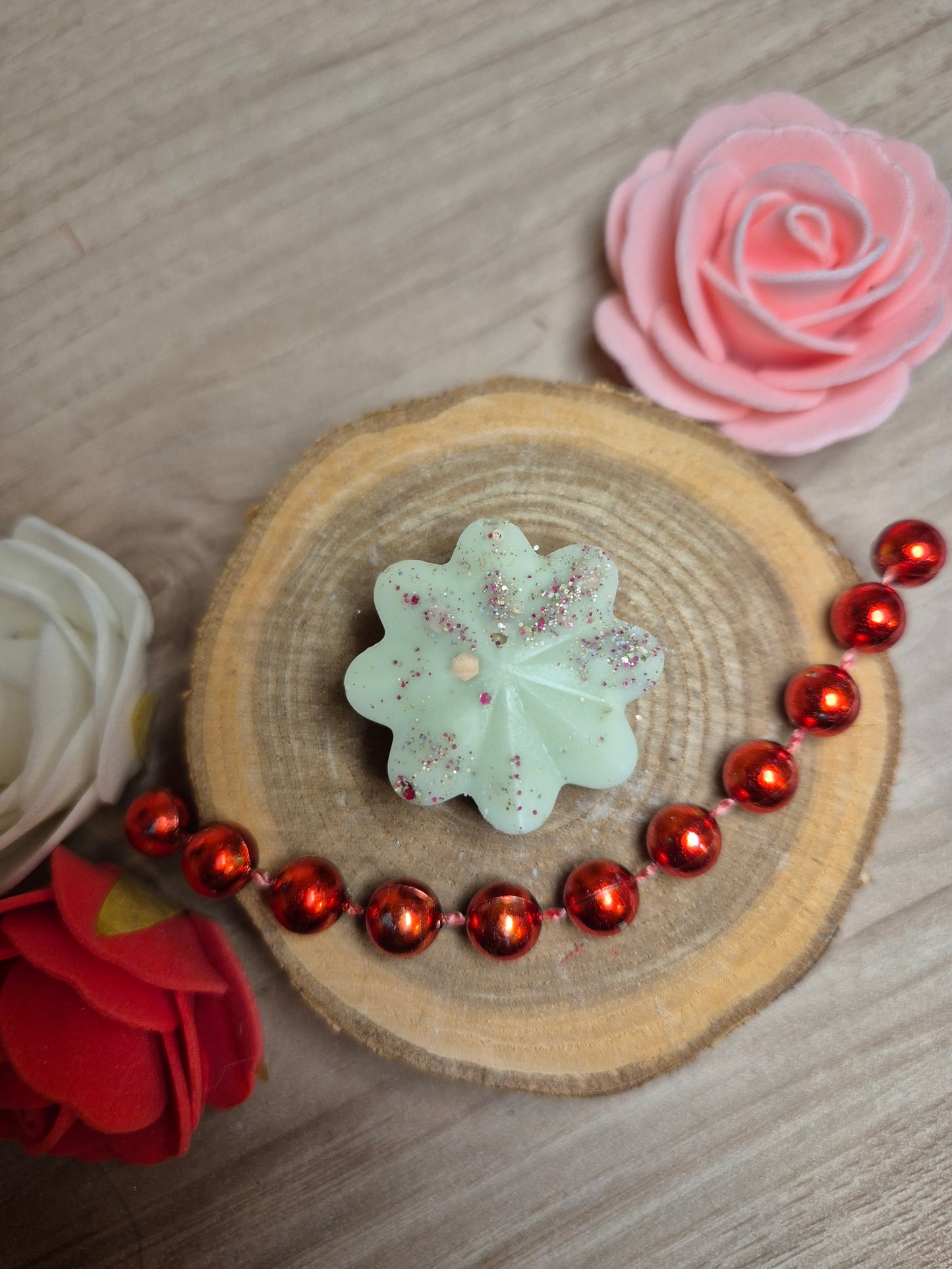 Fleur parfumée ♡ Entremet pistache framboise