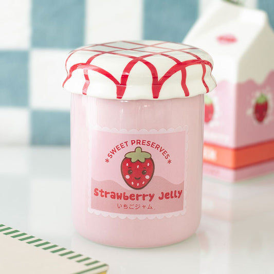 Brûleur pot de confiture fraise