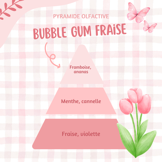 Coeur parfumé ♡ Bubble gum Fraise