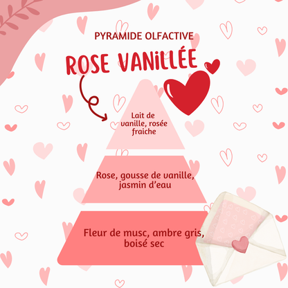 Coeur parfumé ♡ Rose vanillée