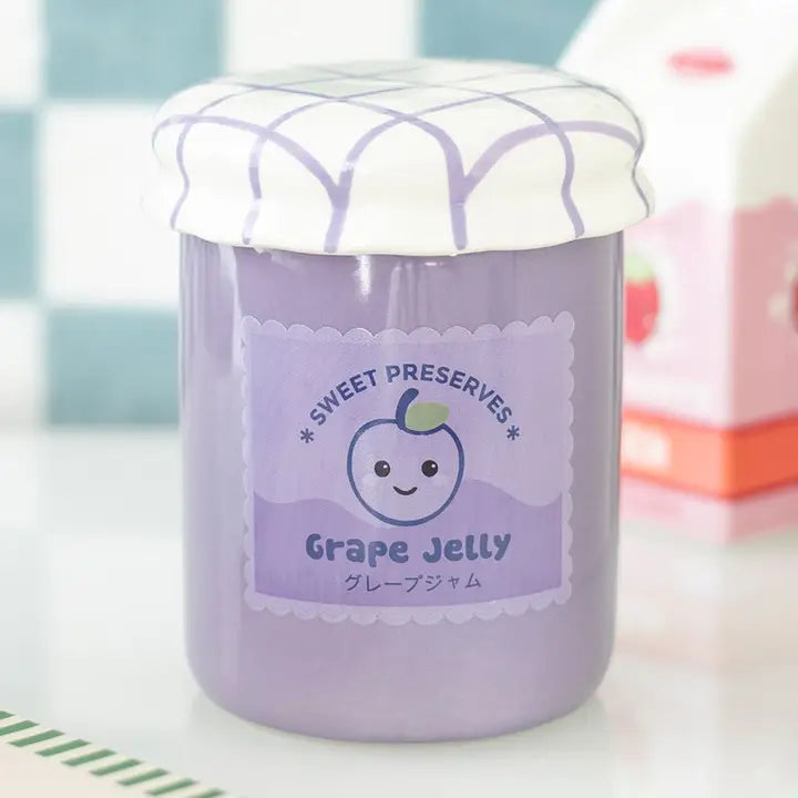 Brûleur pot de confiture raisin